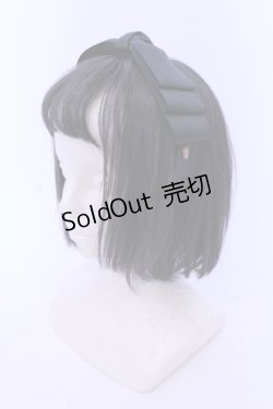 画像1: m petit by misako / NINA'sコラボ AM*NIリボンカチューシャ  クロ O-25-05-10-099-LO-AC-IG-ZT445-F009