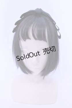 画像2: m petit by misako / NINA'sコラボ AM*NIリボンカチューシャ  クロ O-25-05-10-099-LO-AC-IG-ZT445-F009