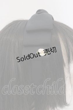 画像3: m petit by misako / NINA'sコラボ AM*NIリボンカチューシャ  クロ O-25-05-10-099-LO-AC-IG-ZT445-F009
