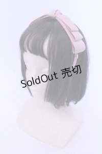 m petit by misako / NINA'sコラボ AM*NIリボンカチューシャ  ピンク O-25-05-10-100-LO-AC-IG-OS