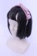 画像1: m petit by misako / NINA'sコラボ AM*NIリボンカチューシャ  ピンク O-25-05-10-100-LO-AC-IG-OS (1)