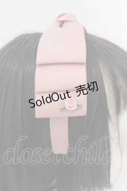 画像3: m petit by misako / NINA'sコラボ AM*NIリボンカチューシャ  ピンク O-25-05-10-100-LO-AC-IG-OS