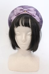 Amavel / Winter Triangle Asterismベレー帽  ラベンダー O-25-05-10-102-CA-AC-IG-OS