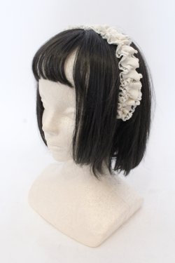画像1: m petit by misako / AMギャザーカチューシャ  キナリ O-25-05-10-105-LO-AC-OW-OS
