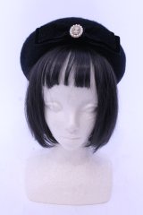 m petit by misako / AMモチーフリボンベレー  クロ O-25-05-10-106-LO-AC-OW-OS