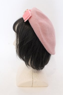 画像3: m petit by misako / AMモチーフリボンベレー  ピンク O-25-05-10-107-LO-AC-OW-OS
