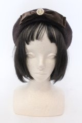 m petit by misako / AMモチーフリボンベレー  ブラウン O-25-05-10-108-LO-AC-OW-OS