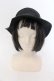 画像2: m petit by misako / ストローハット  クロ O-25-05-10-109-LO-AC-OW-OS (2)
