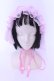 画像2: metamorphose / Fairyフリルヘッドドレス  ピンク O-25-05-10-110-ME-AC-OW-OS (2)