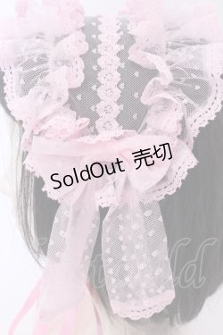 画像3: metamorphose / Fairyフリルヘッドドレス  ピンク O-25-05-10-110-ME-AC-OW-OS