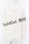 an another angelus / フォールリーフカットワークボウタイブラウス【洗える】 F アイボリー O-25-05-10-011-CA-BL-OW-OS