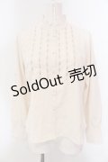 an another angelus / はしごリボンヨーク切替シャツ F アイボリー O-25-05-10-012-CA-BL-OW-OS