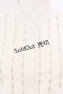 画像2: an another angelus / はしごリボンヨーク切替シャツ F アイボリー O-25-05-10-012-CA-BL-OW-OS