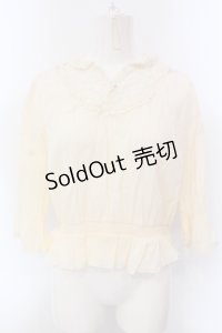 an another angelus / レースヨークスキッパープルオーバーブラウス F アイボリー O-25-05-10-016-CA-BL-OW-OS