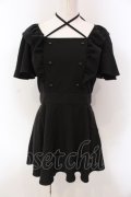 Bubbles / バックリボンペプラムセットアップ【ボトム欠品】 F クロ O-25-05-10-021-CA-TO-OW-OS