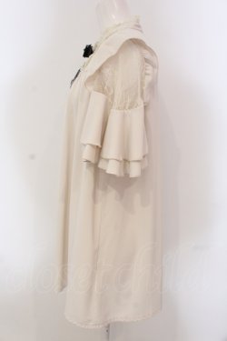 画像3: Rojita / ショルダーレースラッフルスリーブワンピース  アイボリー O-25-05-10-023-LO-OP-IG-OS