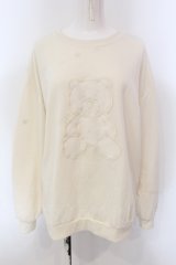 Rmine / ベアBIGスウェット  アイボリー O-25-05-10-025-EL-TO-IG-OS