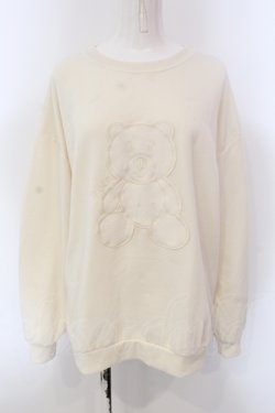 画像1: Rmine / ベアBIGスウェット  アイボリー O-25-05-10-025-EL-TO-IG-OS