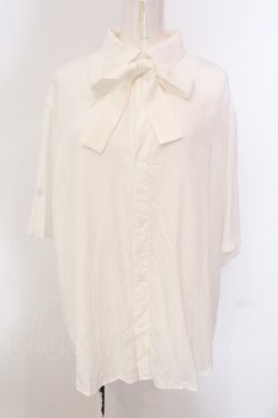 画像1: HARE / ボウタイシャツ S ホワイト O-25-05-10-027-LO-BL-IG-OS