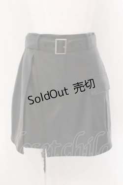 画像1: HARE / ポケットスカートライクショートパンツ F ブラック O-25-05-10-029-LO-PA-IG-OS