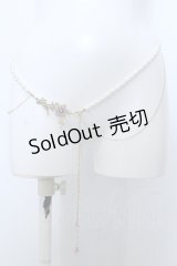 axes femme / スノークリスタルパールベルト  ゴールド×パール O-25-05-11-001-AX-ZA-IG-OS