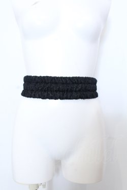 画像2: axes femme / レースゴムベルト  クロ O-25-05-11-005-AX-ZA-IG-OS