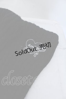 画像2: Amilige / 刺繍入りルーズレッグウォーマー  ブラック O-25-05-11-007-PU-ZA-OW-ZT273