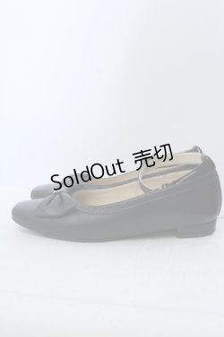 画像2: Innocent World / リボンスクエアートゥシューズ L クロ O-25-05-11-010-IW-SH-OW-OS