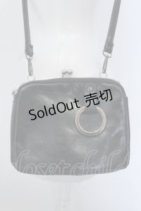 ニュリカデリック / 2boxがま口ショルダーバッグ  ブラック O-25-05-11-015-PU-BG-OW-OS