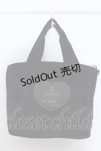 m petit by misako / NINA'Sコラボベロアリボン2wayバッグ  クロ O-25-05-11-018-LO-BG-OW-OS