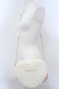 画像2: m petit by misako / AMハートガタSLD  シロ×裏地ハローキティ O-25-05-11-009-LO-ZA-IG-OS