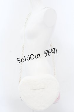 画像2: m petit by misako / AMハートガタSLD  シロ×裏地ハローキティ O-25-05-11-009-LO-ZA-IG-ZT274