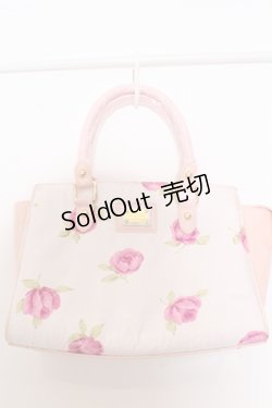 画像1: JESUS DIAMANTE / ロマンスドールBAG  ピンク グランヴィルローズ O-25-05-11-021-JE-BG-IG-OS