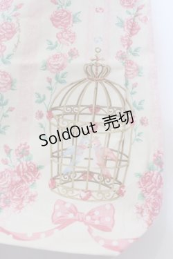 画像2: Angelic Pretty / 小鳥たちのシンフォニアエコトート  アイボリー×ピンク O-25-05-11-022-AP-BG-IG-ZT169-F002