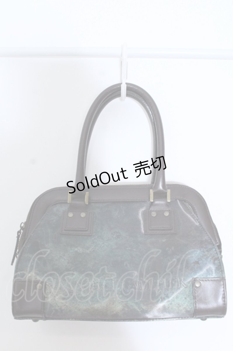 画像1: Jean Paul GAULTIER / Vサイバーハンドバッグ  玉虫 O-25-05-11-024-GO-BG-OW-ZT335 (1)