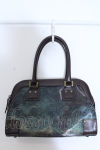 Jean Paul GAULTIER / Vサイバーハンドバッグ  玉虫 O-25-05-11-024-GO-BG-OW-OS