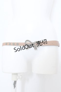 画像2: axes femme / リボン合皮細ベルト  ブラウン O-25-05-11-004-AX-ZA-IG-ZT169-F001