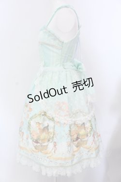 画像4: CHESS STORY / 小鳥ptジャンパースカート M グリーン O-25-05-12-028-LO-OP-OW-ZT099