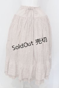 PINK HOUSE / フリルいっぱいローンスカート  ピンク O-25-05-12-029-LO-SK-OW-OS