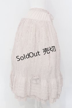 画像2: PINK HOUSE / フリルいっぱいローンスカート  ピンク O-25-05-12-029-LO-SK-OW-OS