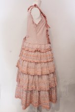 画像3: PINK HOUSE / ギンガムチェックパッチワークフリルワンピース  ピンク O-25-05-12-031-LO-OP-OW-ZT553 (3)