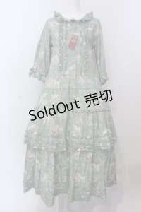PINK HOUSE / ひつじプリントワンピース  ハッカ O-25-05-12-032-LO-OP-OW-OS