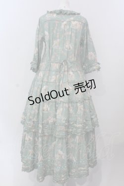画像4: PINK HOUSE / ひつじプリントワンピース  ハッカ O-25-05-12-032-LO-OP-OW-OS