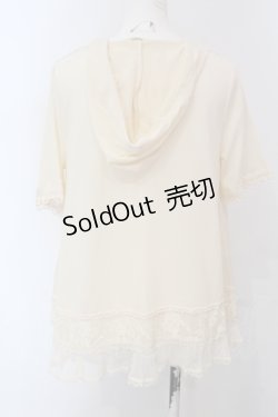 画像3: axes femme / フードつきAラインボレロ M アイボリー O-25-05-12-039-AX-TO-IG-OS