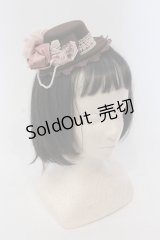 axes femme / フラワーミニハット  ブラウン O-25-05-12-005-AX-ZA-IG-OS