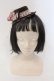 画像2: axes femme / フラワーミニハット  ブラウン O-25-05-12-005-AX-ZA-IG-OS (2)