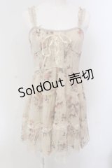 axes femme / スパーク楊柳花柄チュニック M アイボリー O-25-05-12-046-AX-OP-IG-OS
