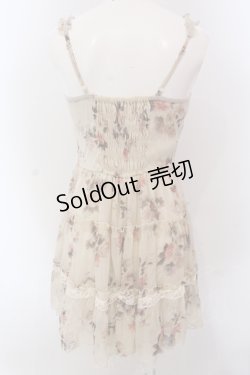 画像3: axes femme / スパーク楊柳花柄チュニック M アイボリー O-25-05-12-046-AX-OP-IG-OS