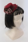 axes femme / リボンプチ薔薇ミニハットクリップ  アカ O-25-05-12-006-AX-ZA-IG-OS