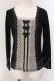 画像1: axes femme / タックシフォンリボンカットソー M クロ O-25-05-12-059-AX-TO-IG-OS (1)
